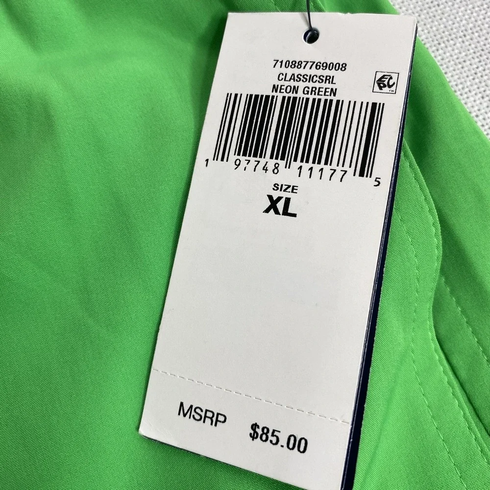 Polo Ralph Lauren Men's XL Neon Green Swim Trunks Shorts Mesh Lined‎